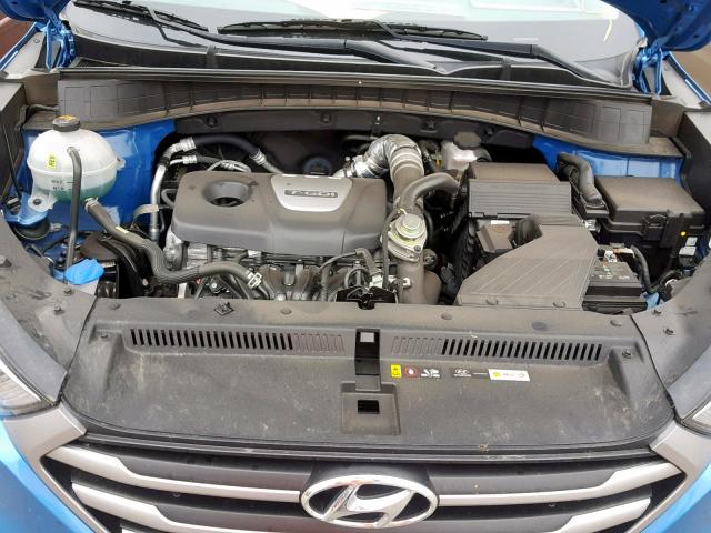 KM8J33A21HU367812 - 2017 HYUNDAI TUCSON LIM BLUE photo 7