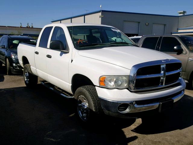 3D7KU28633G772760 - 2003 DODGE RAM 2500 S თეთრი ფოტო 1