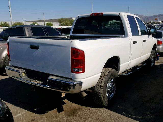3D7KU28633G772760 - 2003 DODGE RAM 2500 S თეთრი ფოტო 4