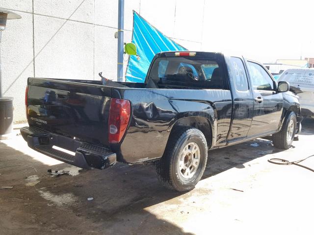 1GCCS198358223566 - 2005 CHEVROLET COLORADO BLACK photo 4