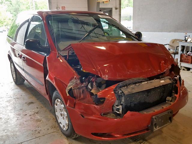 1C4GJ45333B163367 - 2003 CHRYSLER VOYAGER LX BURGUNDY photo 1