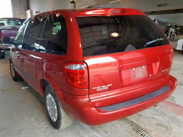 1C4GJ45333B163367 - 2003 CHRYSLER VOYAGER LX BURGUNDY photo 3