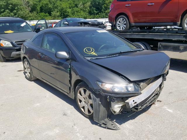 2HGFG1B66AH525091 - 2010 HONDA CIVIC LX CHARCOAL photo 1