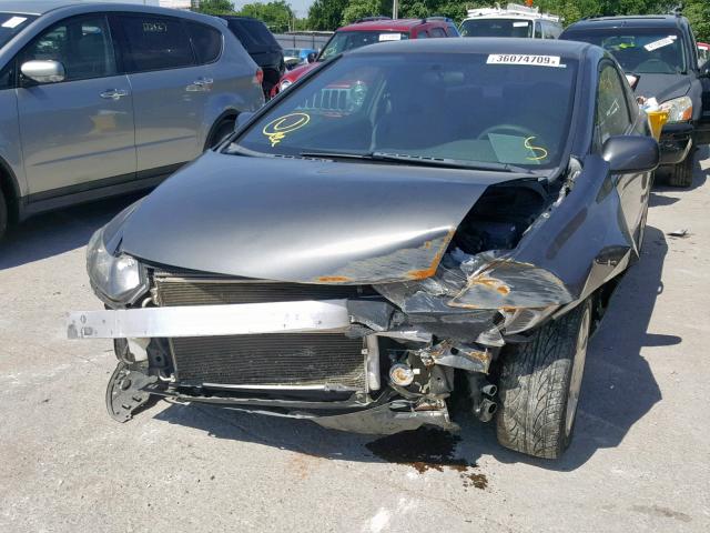 2HGFG1B66AH525091 - 2010 HONDA CIVIC LX CHARCOAL photo 9