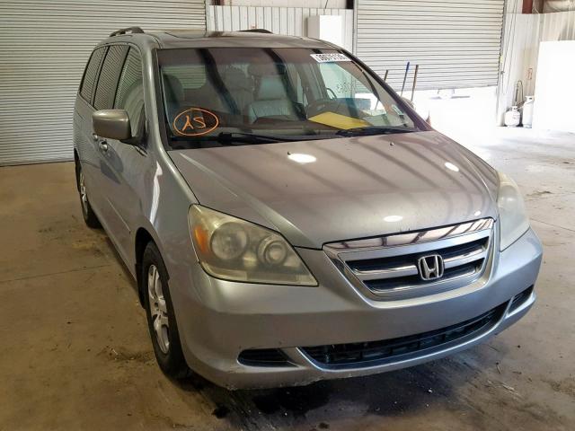 5FNRL38745B134696 - 2005 HONDA ODYSSEY EX SILVER photo 1