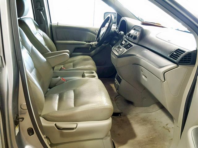 5FNRL38745B134696 - 2005 HONDA ODYSSEY EX SILVER photo 5