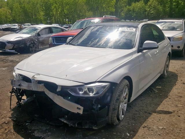 WBA3B9G58ENR90772 - 2014 BMW 335 XI WHITE photo 2