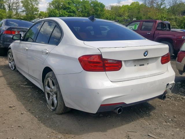 WBA3B9G58ENR90772 - 2014 BMW 335 XI WHITE photo 3