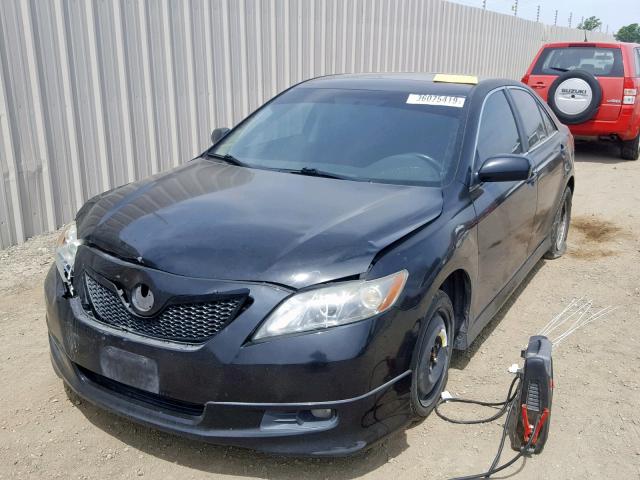 4T1BE46K77U715141 - 2007 TOYOTA CAMRY NEW BLACK photo 2