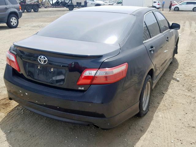 4T1BE46K77U715141 - 2007 TOYOTA CAMRY NEW BLACK photo 4