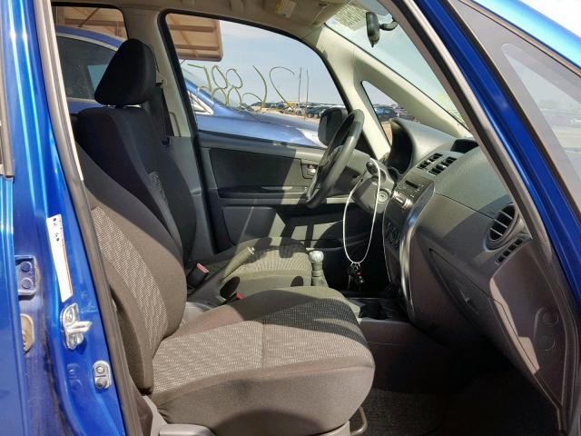 JS2YB413475102790 - 2007 SUZUKI SX4 BLUE photo 5