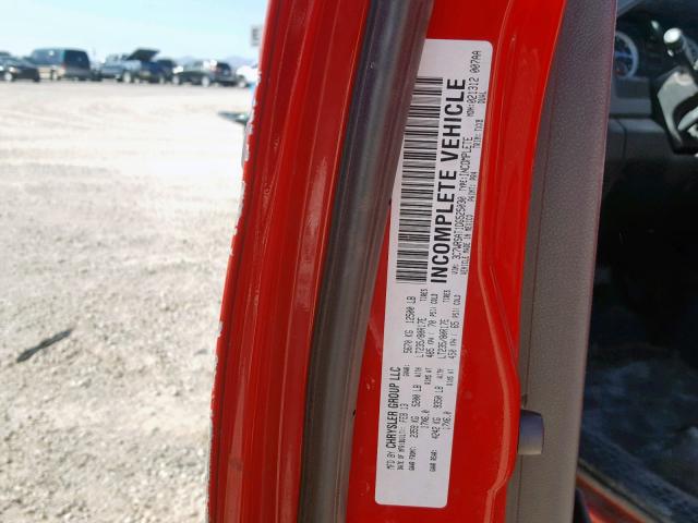 3C7WRSAT1DG525030 - 2013 RAM 3500 RED photo 10