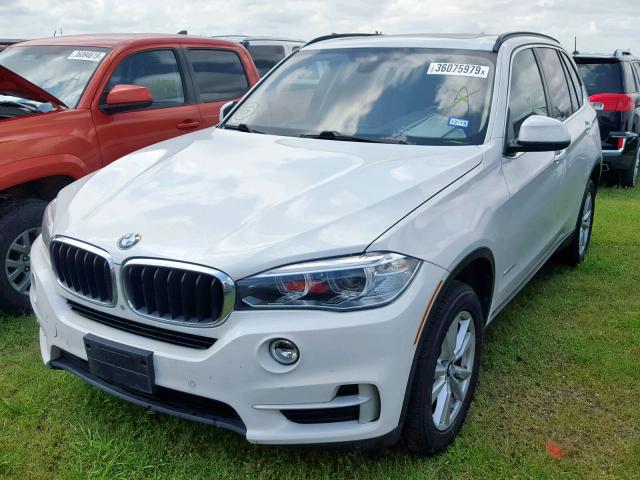 5UXKR2C54F0H35768 - 2015 BMW X5 SDRIVE3 WHITE photo 2