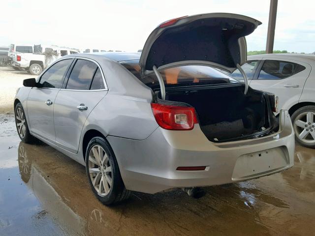 1G11H5SAXDF261258 - 2013 CHEVROLET MALIBU LTZ ვერცხლისფერი ფოტო 3
