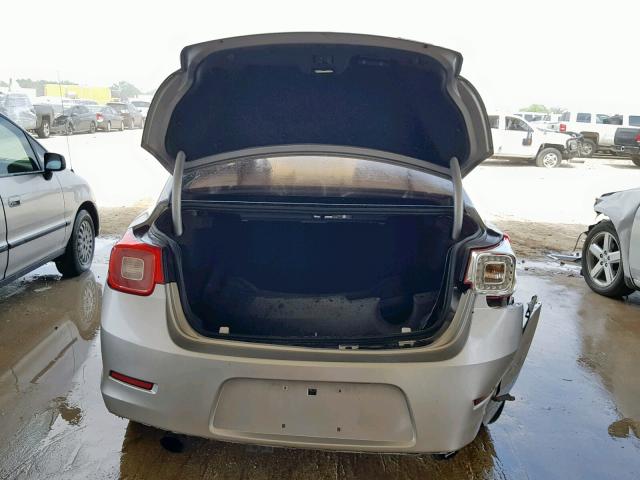 1G11H5SAXDF261258 - 2013 CHEVROLET MALIBU LTZ ვერცხლისფერი ფოტო 9