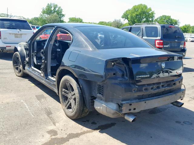 2B3KA73W86H494659 - 2006 DODGE CHARGER SR BLACK photo 3