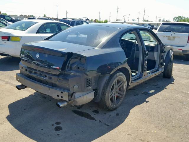 2B3KA73W86H494659 - 2006 DODGE CHARGER SR BLACK photo 4