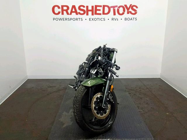 JYAVP33E8FA011871 - 2015 YAMAHA XVS1300 CU GREEN photo 2