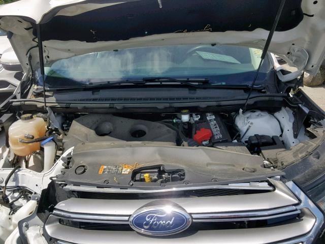 2FMTK3J92FBB85855 - 2015 FORD EDGE SEL WHITE photo 7