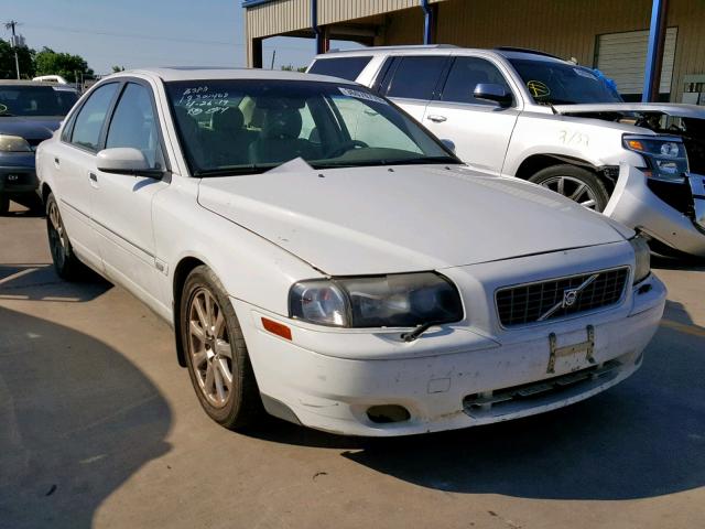 YV1TS59H041366015 - 2004 VOLVO S80 2.5T WHITE photo 1