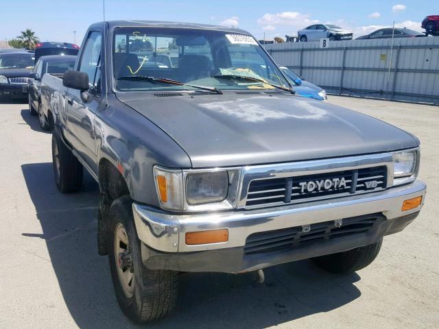 JT4VN01DXM0003678 - 1991 TOYOTA PICKUP 1/2 GRAY photo 1