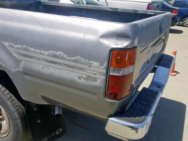 JT4VN01DXM0003678 - 1991 TOYOTA PICKUP 1/2 GRAY photo 9