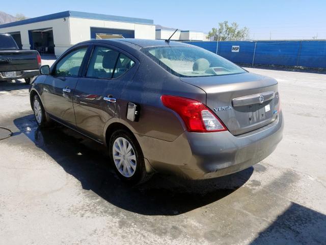 3N1CN7AP2CL882267 - 2012 NISSAN VERSA S  photo 3