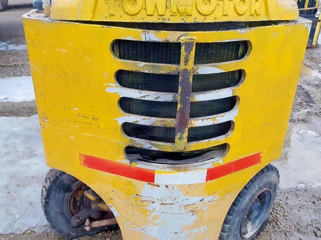 26L448 - 1976 TOYOTA FORKLIFT YELLOW photo 9