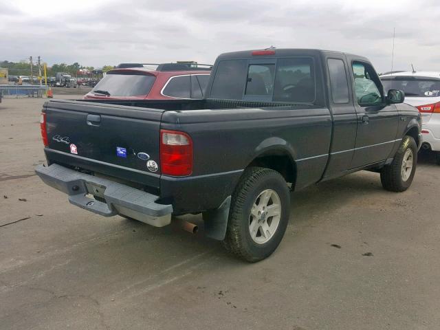 1FTYR15E93TA46724 - 2003 FORD RANGER SUP BLACK photo 4