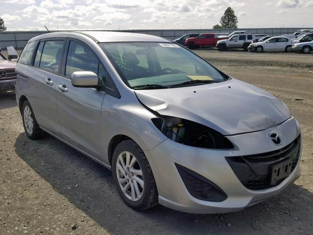 JM1CW2BL3C0120104 - 2012 MAZDA 5 GRAY photo 1