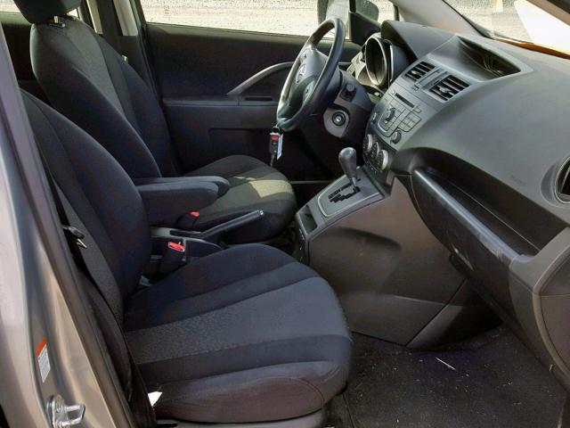 JM1CW2BL3C0120104 - 2012 MAZDA 5 GRAY photo 5