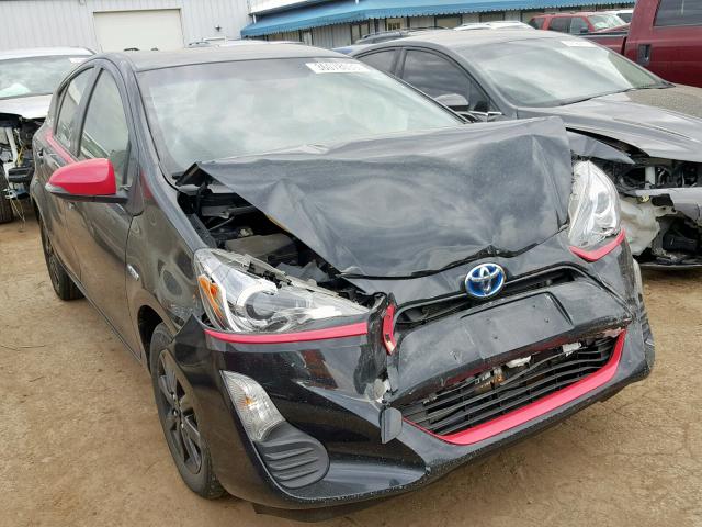 JTDKDTB39G1119658 - 2016 TOYOTA PRIUS C BLACK photo 1