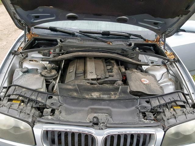 WBXPA93465WD14163 - 2005 BMW X3 3.0I BLUE photo 7