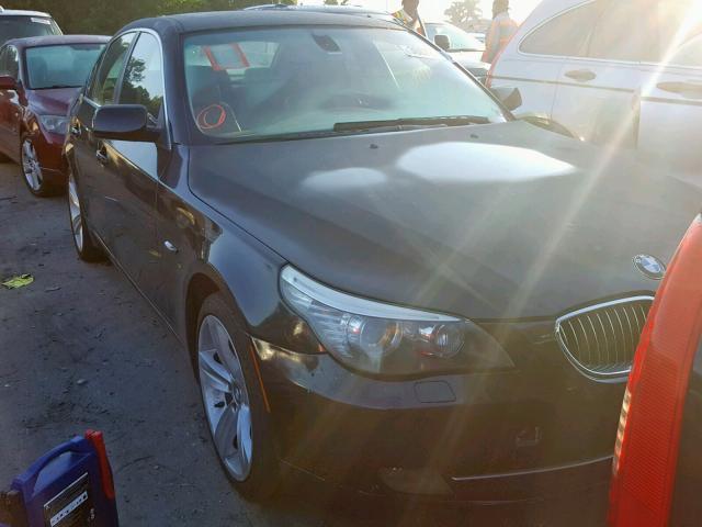 WBANV13518CZ58527 - 2008 BMW 528 XI BLACK photo 1