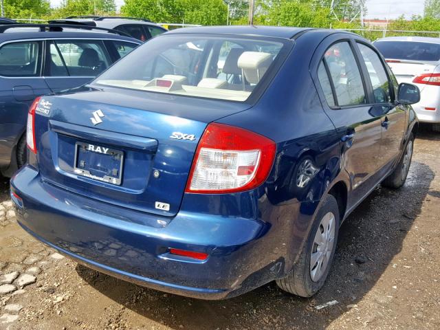 JS2YC5A2XA6310183 - 2010 SUZUKI SX4 LE BLUE photo 4