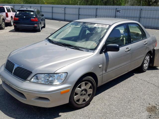 JA3AJ26EX2U032366 - 2002 MITSUBISHI LANCER ES TAN photo 2