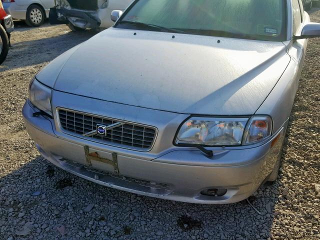 YV1TS592851404247 - 2005 VOLVO S80 2.5T SILVER photo 10