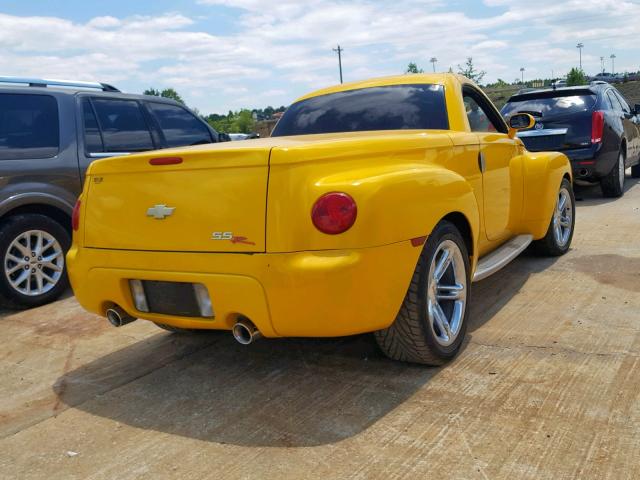 1GCES14H25B116978 - 2005 CHEVROLET SSR 黄色 照片 4