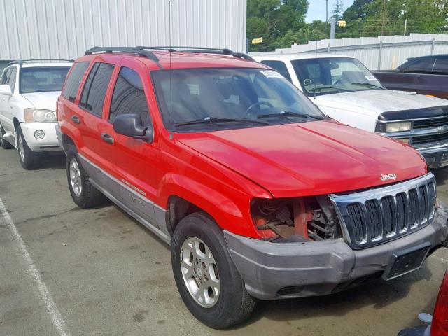 1J4G258S7XC768489 - 1999 JEEP GRAND CHER RED photo 1