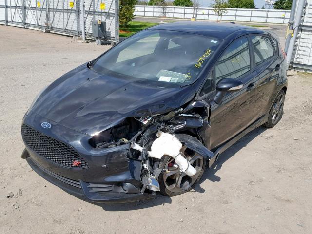 3FADP4GX0EM171476 - 2014 FORD FIESTA ST BLACK photo 2