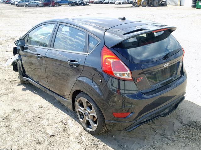 3FADP4GX0EM171476 - 2014 FORD FIESTA ST BLACK photo 3