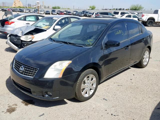 3N1AB61E58L610683 - 2008 NISSAN SENTRA 2.0 BLACK photo 2