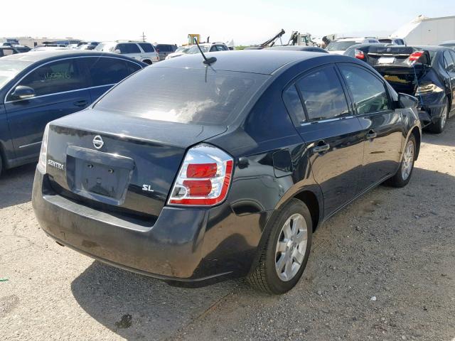 3N1AB61E58L610683 - 2008 NISSAN SENTRA 2.0 BLACK photo 4