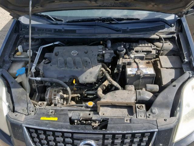 3N1AB61E58L610683 - 2008 NISSAN SENTRA 2.0 BLACK photo 7