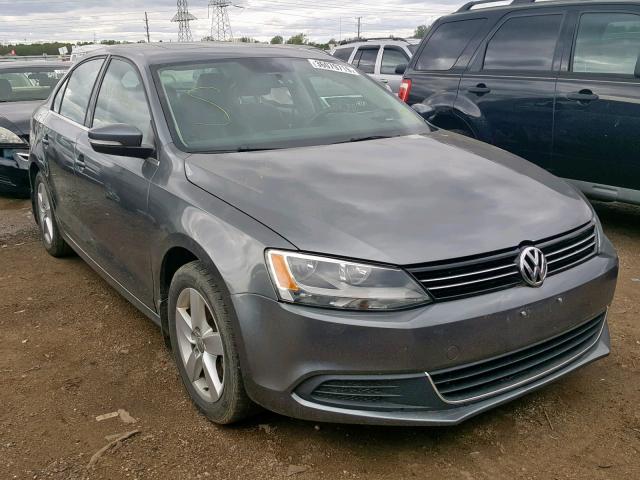 3VWLL7AJ7DM388834 - 2013 VOLKSWAGEN JETTA TDI GRAY photo 1