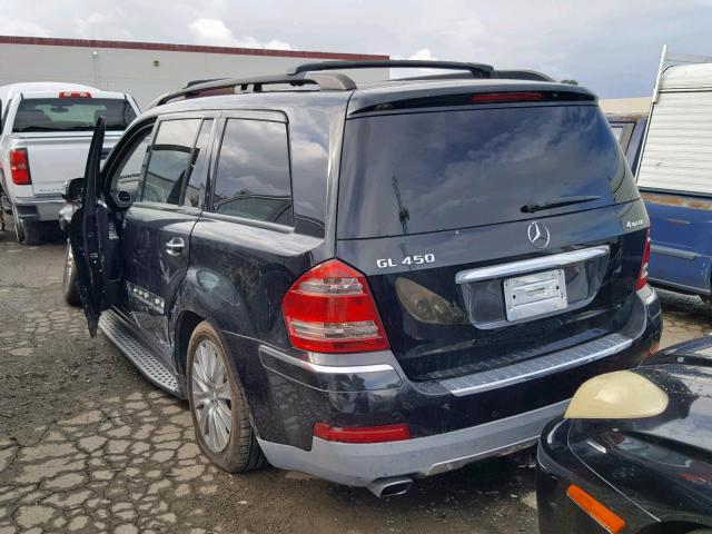 4JGBF71E88A368342 - 2008 MERCEDES-BENZ GL 450 4MA BLACK photo 3