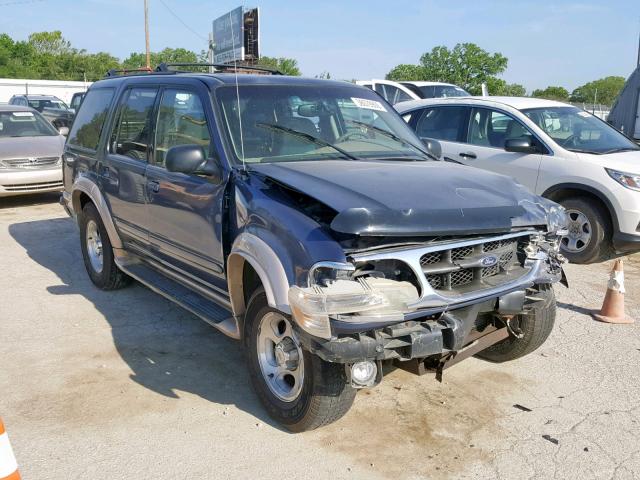 1FMZU84P9YZC37316 - 2000 FORD EXPLORER E BLUE photo 1