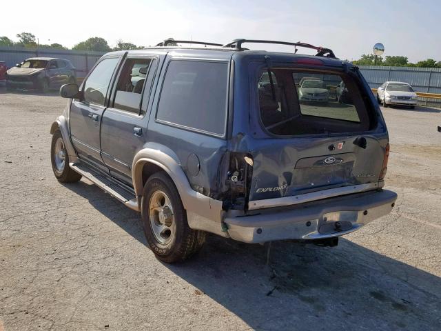 1FMZU84P9YZC37316 - 2000 FORD EXPLORER E BLUE photo 3