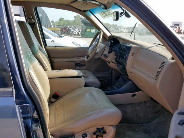 1FMZU84P9YZC37316 - 2000 FORD EXPLORER E BLUE photo 5