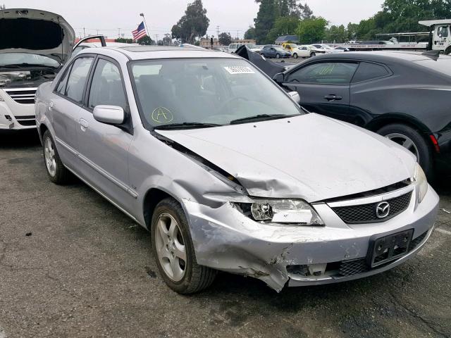 JM1BJ226820507010 - 2002 MAZDA PROTEGE DX SILVER photo 1